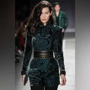 Balmain x H&M Velvet Mini Dress